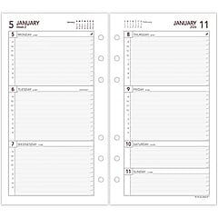 AT-A-GLANCE 2026 Monthly Planner Refill – Pocket Size, Fits 70-064 Cover, Ink-Resistant Paper