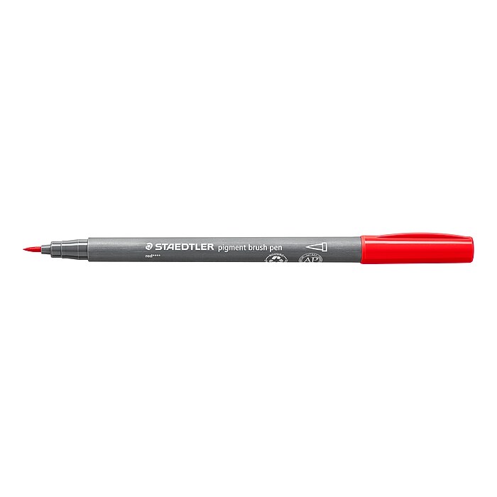 STAEDTLER Pigment Arts Multi Ink Brush Pens, Permanent, Multi