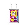 Azar Poster Holder, 22" x 28", Vertical, Ceiling, Silver Aluminum (300412)~#|#~99093145-0AC3-4BAC-8663E803C4BB8961_sc7