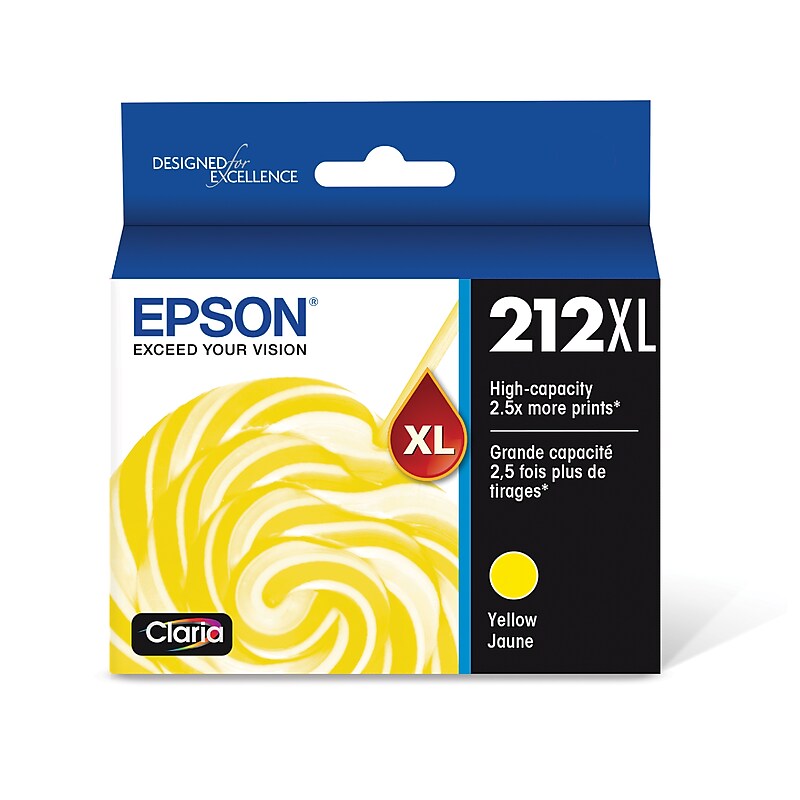 Epson T212XL Yellow High Yield Ink Cartridge (T212XL420-S) image 1