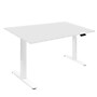 Mount-It! Dual Motor 55"W Electric Rectangular Adjustable Standing Desk, White (MI-18111)~#|#~990A9E10-A0DD-47D3-A20A39CEE62C9495_sc7