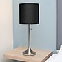 Creekwood Home Modern Glam 21.25" LED Table Lamp, Brushed Nickel/Black (CWT-1006-BB)~#|#~990AF244-EB98-4DF8-90B2641A336A3735_sc7