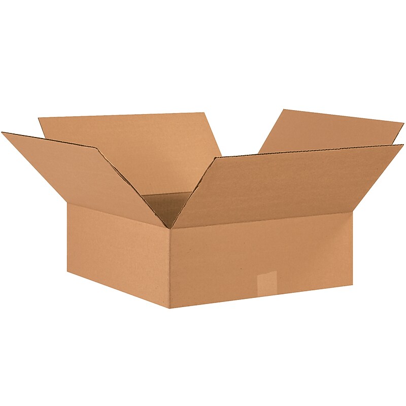 17" x 17" x 6" Shipping Boxes, 32 ECT, Brown, 20/Bundle (17176) image 1