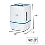 Black & Decker Ultrasonic Cool Mist Tabletop Humidifier, 1.32-Gallon, For Rooms up to 550 sq. ft., White (BUH005)~#|#~990D2A5C-7309-419E-B835127EB85B238E_sc7