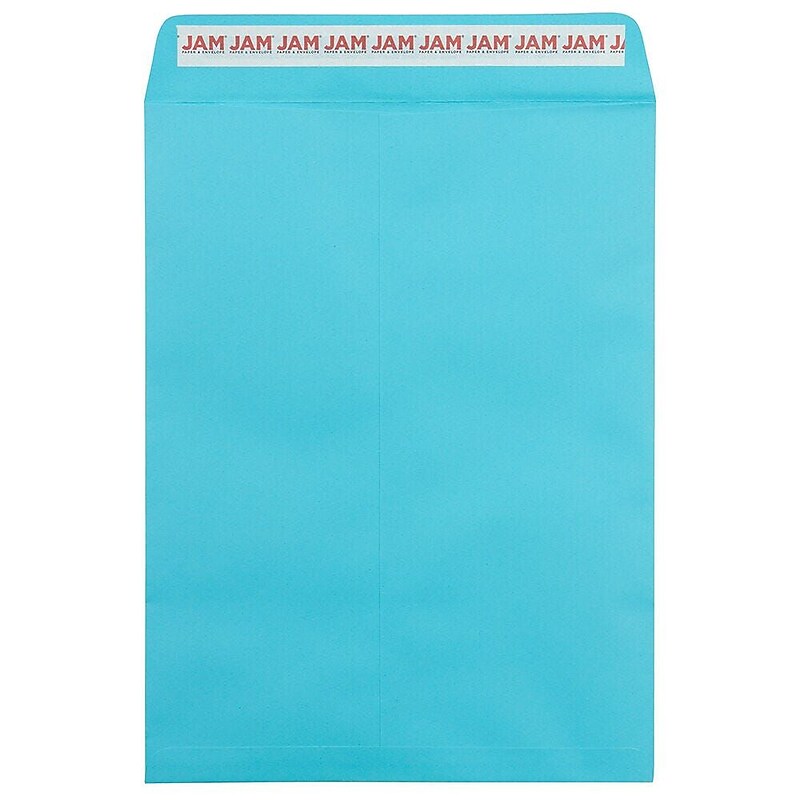 JAM Paper Self Seal Catalog Envelope, 9" x 12", Blue, 50/Pack (188047509I) image 1