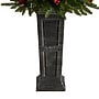 Nearly Natural Holiday Pre-Lit Artificial Christmas Plant, 4' (T3284)~#|#~990F59CB-E8E2-44C1-88A4A9FF7D0FF30F_sc7