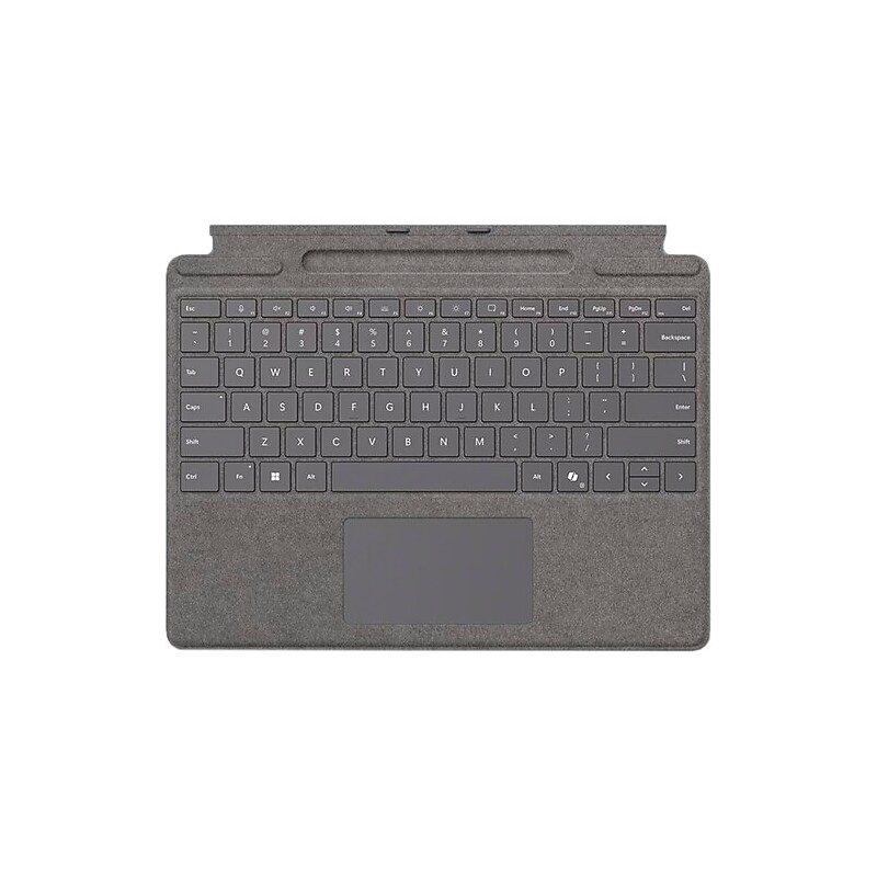 Microsoft Surface Pro Keyboard with Pen Storage for Business, Platinum (8XB-00186) image 1