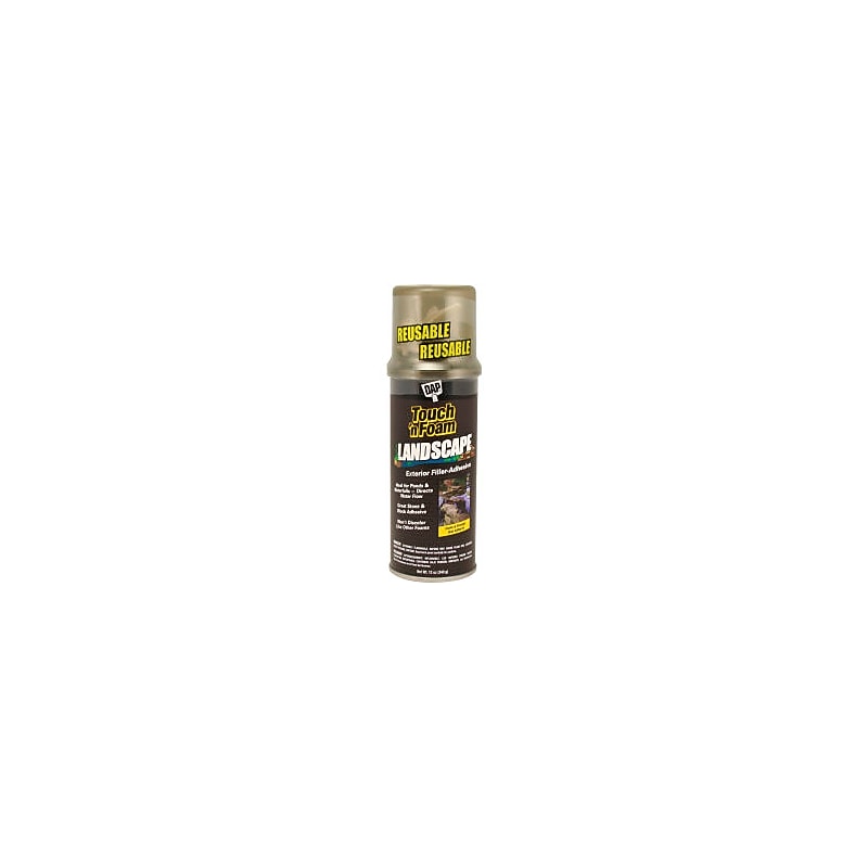 Dap Touch 'N Foam Landscape Exterior Filler-Adhesive, Black, 12 oz., 12/Pack (7565040440) image 1