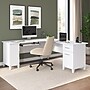 Bush Home Somerset 72"W L Shaped Office Desk with Storage, White (WC81910K)~#|#~99177227-301B-4E0E-9259AEE945C3DEB9_sc7