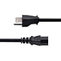 StarTech 8' NEMA 5-15P to C13 Power Cable, Male to Female, Black (271B-6800-POWER-CORD) ~#|#~991C05E5-16A7-4921-A4D9C09E112FDB53_sc7