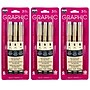 Sakura Pigma Graphic, Liquid Ink, Black Ink, 3/Bundle (SAK38881-3)~#|#~991CDD56-1305-4B28-80A5137461BA52BF_sc7
