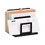 Mind Reader Metal Desk Organizer, Black (LET3WD-BLK)~#|#~991DBE7B-2C08-4CFA-9F8D125B58140728_sc7