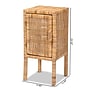 bali & pari Vivan 13.8"W x 13"D Natural Rattan Nightstand, Light Honey (211-12755-HiT)~#|#~991E3B58-F68E-46FB-8E0DEBC7707A0CDF_sc7