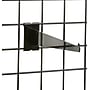 Nahanco 12" Gridwall Shelf Bracket, Black (BLK12KB)~#|#~991F885A-236A-43D3-8D62CAAF63D91935_sc7