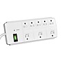 GoGreen Power 6' Surge Protector, 8 Outlet, White (GG-18316WH)~#|#~991FEA4A-D80B-4517-9868D612C47E8521_sc7