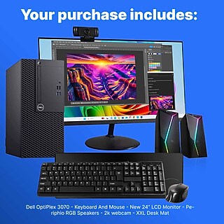 Dell OptiPlex 7470 AIO Refurbished Desktop Computer, Intel Core i5