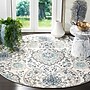 Safavieh Madison Collection 8' Round Indoor Area Rug, Machine Made, Cream/Light Grey (MAD600C-8R)~#|#~99268409-D37C-4092-9C7E2AF4DE15DF34_sc7