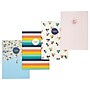 Carpe Diem Hearts 1-Subject Notebooks, 4.1" x 5.8", 16 Sheets, Assorted Colors, 4/Pack (9367-CD)~#|#~992A7D9B-4BC8-47C6-8D336A71E729FE7A_sc7