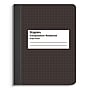 Staples 1-Subject Composition Notebook, 7.5" x 9.75", Graph Ruled, 80 Sheets, Black (ST55072C)~#|#~992DEE57-9E70-4451-AEAC3668F5596162_sc7