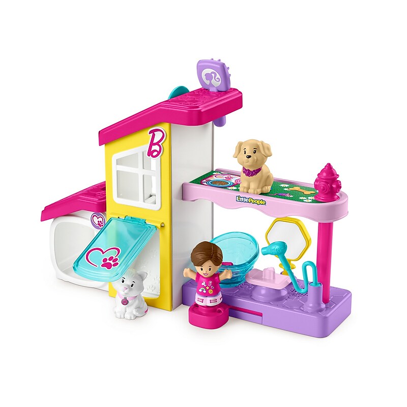 Fisher-Price Little People Barbie Play and Care Pet Spa Playset, 2/Pack (HJW76) image 1