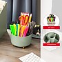 Staples 5-Compartment Rotating Plastic Desk Organizer, Sage Green (ST63866)~#|#~9936CE98-3748-4880-86B066C21C7A5405_sc7