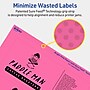 Avery Laser/Inkjet Rectangle Multipurpose Labels, 3" x 7", Bright Pink, 240/Box (94250)~#|#~99387D03-C8E6-4784-A30EFBBFEE3AB07C_sc7