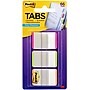 Post-it® Durable Tabs, 1" Wide, Lined, Assorted Colors, 66 Tabs/Pack (686L-PGO)~#|#~9939E547-D189-4A1D-9B5E6F938FC3F624_sc7