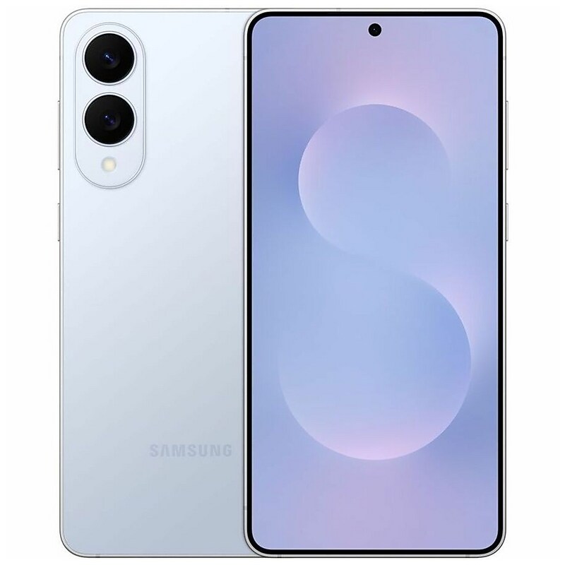 Samsung Galaxy S25 Edge 5G Unlocked Cell Phone, 512GB, Titanium Icy Blue (SM-S937ULBEXAA) image 1
