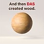 DAS Modeling Clay Air Hardening, Wood, 700g, 3/Bundle (DASF348800-3)~#|#~993EAE46-53C9-4D5B-84BDF6F2AC75D2F5_sc7
