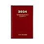 2024 AT-A-GLANCE Standard Diary 5.5" x 8" Daily Reminder, Hardsided Cover, Red/Gold (SD387-13-24)~#|#~994255D6-35C0-4A0B-8319200F050ED455_sc7