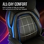 Dormeo Ergonomic Faux Leather Swivel Manager's Chair, Blue (60030-BLU)~#|#~9944EFC3-0051-417E-A8F59D08FD2FF528_sc7