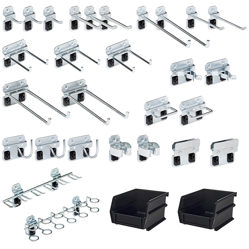 Triton Products Steel LocHook Kit, 28 Hooks and 2 Bins (LH3-KIT) image 1