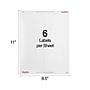 Staples Laser/Inkjet Shipping Labels, 3-1/3" x 4", White, 6 Labels/Sheet, 100 Sheets/Pack (ST18061-CC)~#|#~9956320B-F0BE-4CA8-AC8938D86B3959B2_sc7