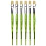 da Vinci FIT Oil and Acrylic Synthetic Bristle, Flat Brush, 6/Pack (DVXVA37912-6)~#|#~995759A3-59C3-4F89-B4177E9C2F4DCCC4_sc7