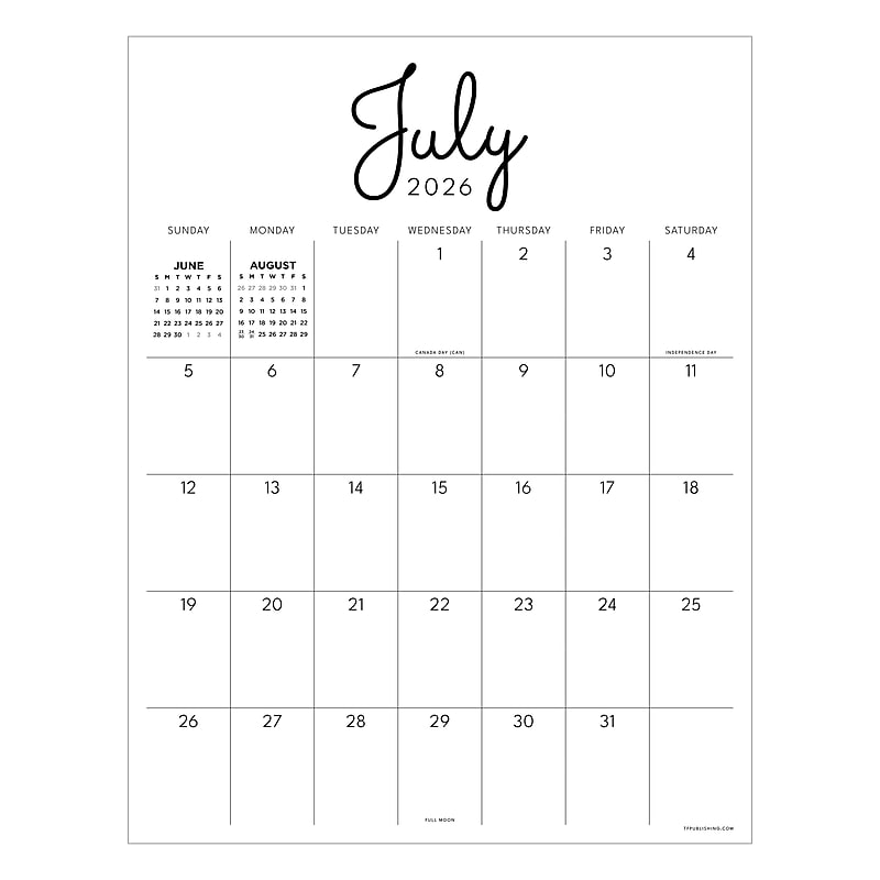 2026-2027 TF Publishing Art 22" x 17" Academic Monthly Desk Pad Calendar (AY27-8212) image 1