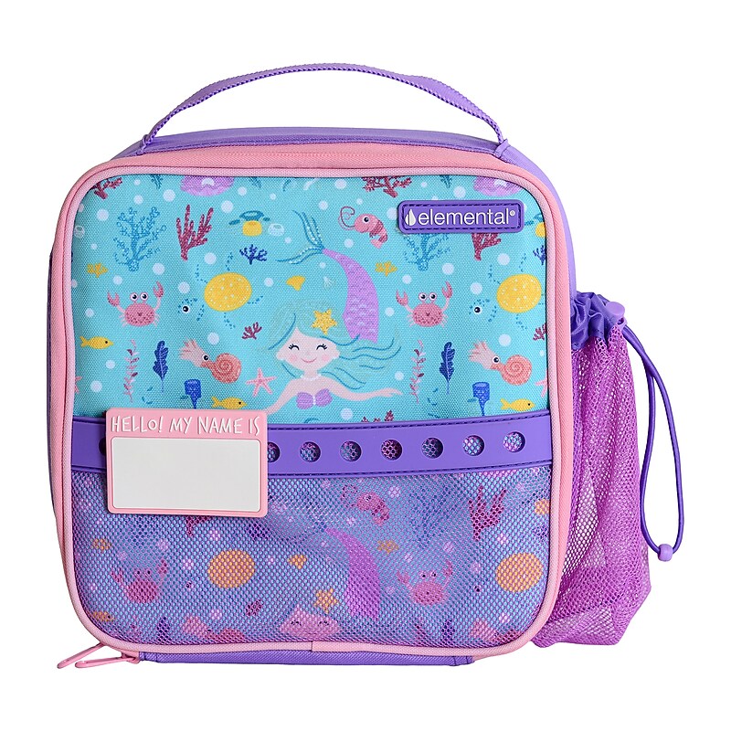 Elemental Chomper Kids Insulated Lunch Bag, 4-Compartment, Mermaid (EMLELBAG1MMC) image 1
