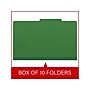 Medical Arts Press Pressboard Classification Folder, 2 Dividers, 2" Expansion, Legal Size, Moss Green, 10/Box~#|#~995E409D-0F77-4A5A-8B2D82E38E9410EA_sc7