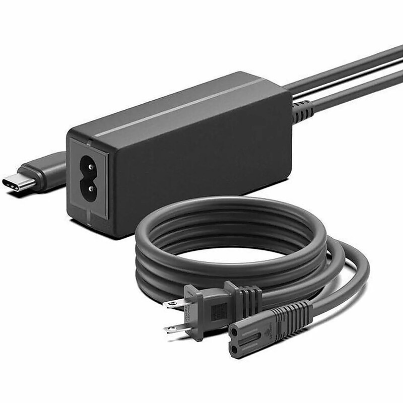 BTI 65W USB-C AC Adapter for for Lenovo Ideapad Laptops, Black (65WUSB-C-GAN-BTI) image 1