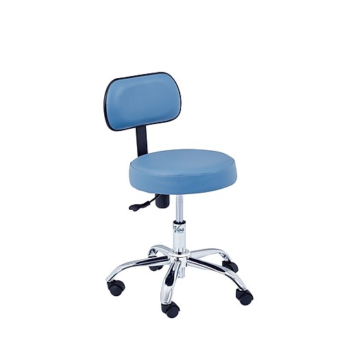 Viva Comfort Armless Vinyl Medical and Lab Stool with Lumbar