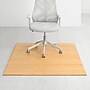 Anji Mountain Plush Bamboo Carpet & Hard Floor Chair Mat, 47" x 60", Natural (AMB0500-1008)~#|#~99659D92-61D2-44B7-9DE9F8CE4036F81E_sc7