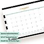 2027 Blue Sky Day Designer 22" x 17" Monthly Desk Calendar, Black/White (161698)~#|#~99662F15-8EAC-44F3-B5683B59941BFA9A_sc7