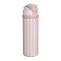wellness Revive Cabana Stripe Stainless Steel Double Wall Insulated Water Bottle, 24 oz., Pink (426153)~#|#~9969E5BE-321B-4DAA-871628734882E0B7_sc7