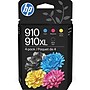 HP 910XL/910 Black High Yield and Cyan/Magenta/Yellow Standard Yield Ink Cartridge, 4/Pack (3JB41AN#140)~#|#~996CA98C-C12A-49C2-915F777EF5BF517A_sc7