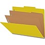 Medical Arts Press Pressboard Classification Folder, 2-Dividers, 2" Expansion, Letter Size, Yellow, 10/Box (DV-T42-26-3YLW-PKT)~#|#~996F7316-1491-401A-8D10B4683B53DAC7_sc7