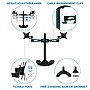 Mount-It! Full Motion Dual Monitor Desk Stand, Holds 13" to 27" Monitors, Black (MI-792)~#|#~99768E71-28C5-434A-9A5C7EC5D4FB9068_sc7