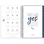 2025 Blue Sky inkWELL Press Twilight Blooms 5" x 8" Weekly & Monthly Planner, Plastic Cover, Blue/Yellow (152191)~#|#~99788033-3AF4-4504-948E28CA1FF73C9C_sc7