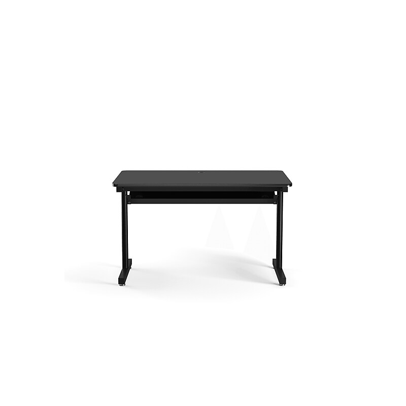 VersaDesk 48"W Basic Computer Table, Black (BCT4830-BB) image 1