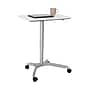 Seville Classics airLIFT XL 28"W Manual Rectangular Height Adjustable Mobile Sit-Stand Desk, White (OFF64801B)~#|#~997B6527-0501-4E68-9DA0D6ADAAF2D609_sc7