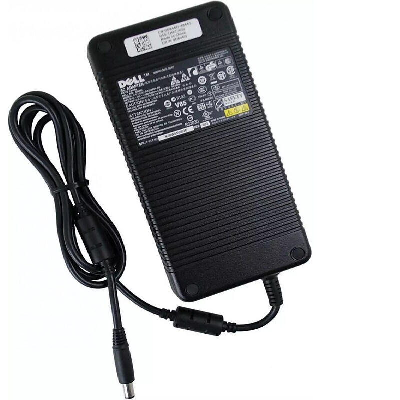 Dell 210W Power Adapter For Dell Laptop, Black (0D846D) image 1