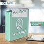 Davis Group Standard View 2" 3-Ring Binders, Mint, 6/Pack (7413-14-06)~#|#~997D4140-E57A-4383-88113B6C705C2216_sc7
